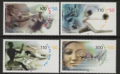 2000 Germany SG.2944-7 Sports Promotion Fund Set of 4 values U/M (MNH) 2000 Germany SG.2944-7 Sports Promotion Fund Set of 4 values U/M (MNH)
