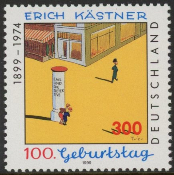 1999 Germany SG.2890 Birth Cent of Erich Kastner U/M (MNH) 1999 Germany SG.2890 Birth Cent of Erich Kastner U/M (MNH)