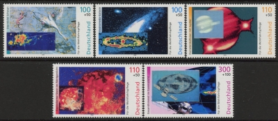 1999 Germany SG.2926-30 Outer Space Set of 5 values U/M (MNH) 1999 Germany SG.2926-30 Outer Space Set of 5 values U/M (MNH)