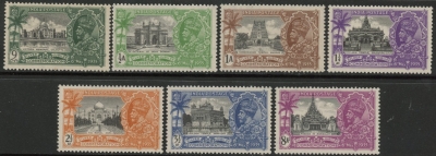 1935 India SG.240-6 KGV Silver Jubilee set mounted mint. Cat. value £42.00 1935 India SG.240-6 KGV Silver Jubilee set mounted mint. Cat. value £42.00
