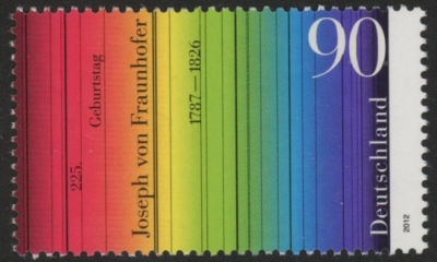 2012 Germany SG.3755 Birth Anniv of Joseph von Fraunhofer U/M (MNH) 2012 Germany SG.3755 Birth Anniv of Joseph von Fraunhofer U/M (MNH)