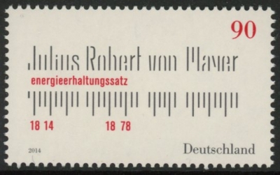 2014 Germany SG.3948 Birth Bicentenary of Julius Robert Von Mayer U/M (MNH) 2014 Germany SG.3948 Birth Bicentenary of Julius Robert Von Mayer U/M (MNH)