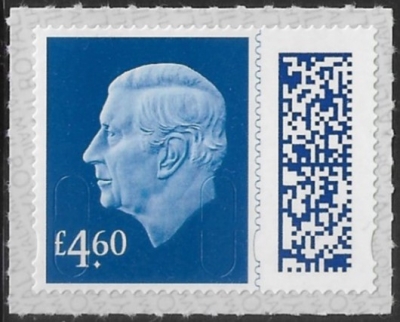 VTBA £4.60 blue M26L MAIL new Tariff (from sheet) U/M (MNH VTBA £4.60 blue M26L MAIL new Tariff (from sheet) U/M (MNH
