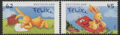 2015 Germany SG.3966-7 Felix the Rabbit Set of 2 values U/M (MNH) 2015 Germany SG.3966-7 Felix the Rabbit Set of 2 values U/M (MNH)
