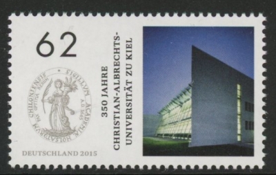 2015 Germany SG.3969 350th Anniv of Christian-Albrechts University U/M (MNH) 2015 Germany SG.3969 350th Anniv of Christian-Albrechts University U/M (MNH)