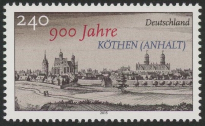 2015 Germany SG.3971 900th Anniv of Kothen U/M (MNH) 2015 Germany SG.3971 900th Anniv of Kothen U/M (MNH)