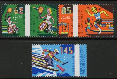 2015 Germany SG.3981-3 Disabled Sports Set of 3 values U/M (MNH) 2015 Germany SG.3981-3 Disabled Sports Set of 3 values U/M (MNH)