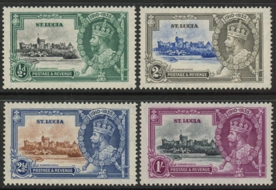 1935 St. Kitts Nevis - Silver Jubilee SG.61-4 set 4 values U/M (MNH) 1935 St. Kitts Nevis - Silver Jubilee SG.61-4 set 4 values U/M (MNH)