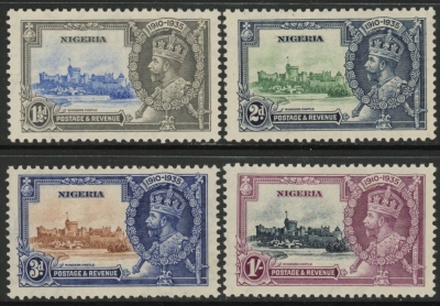 1935 Nigeria SG.30-3 Silver Jubilee set 4 values u/m (MNH) 1935 Nigeria SG.30-3 Silver Jubilee set 4 values u/m (MNH)