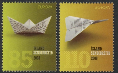 2008 Iceland SG.1214-5 Europa Set of 2 values U/M (MNH) 2008 Iceland SG.1214-5 Europa Set of 2 values U/M (MNH)