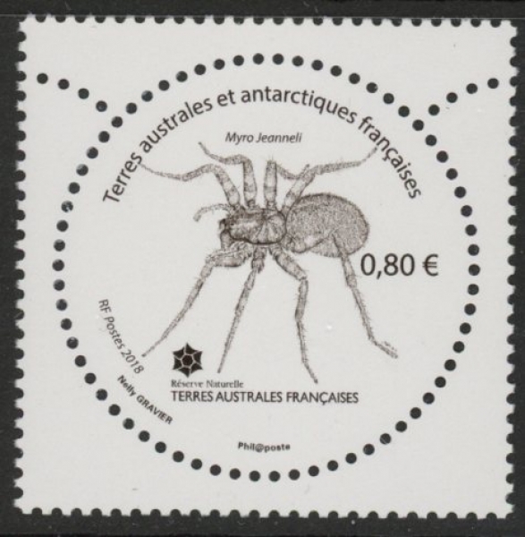 2018 French Antarctic SG.838 Insects U/M (MNH) 2018 French Antarctic SG.838 Insects U/M (MNH)