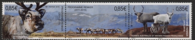 2018 French Antarctic SG.845-7 Antarctic Fauna Reindeer Set of 3 values U/M (MNH) 2018 French Antarctic SG.845-7 Antarctic Fauna Reindeer Set of 3 values U/M (MNH)