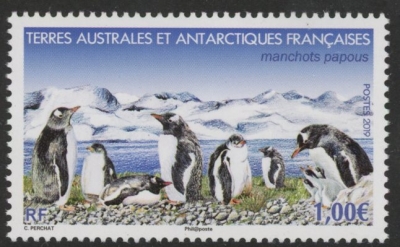 2019 French Antarctic SG.884 Gentoo Penguins U/M (MNH) 2019 French Antarctic SG.884 Gentoo Penguins U/M (MNH)