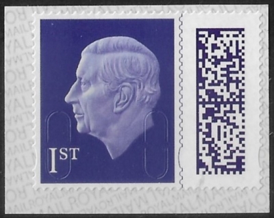 V5014 1st purple M25L MEIL (from booklet) U/M (MNH V5014 1st purple M25L MEIL (from booklet) U/M (MNH