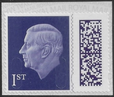 V5015 1st purple M25L MFIL (from booklet) U/M (MNH V5015 1st purple M25L MFIL (from booklet) U/M (MNH