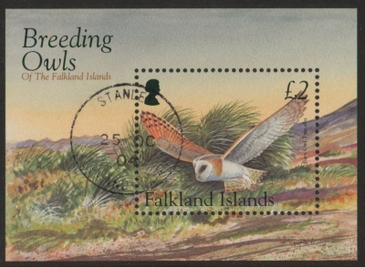2004 Falkland Islands. MS.1001 Owls . mini sheet. used (CTO) 2004 Falkland Islands. MS.1001 Owls . mini sheet. used (CTO)