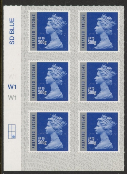 U3052 500g Sp. Delivery cyld W1 x 3 M20L grid R4 C2 SBP s/L Walsall U/M (MNH) U3052 500g Sp. Delivery cyld W1 x 3 M20L grid R4 C2 SBP s/L Walsall U/M (MNH)