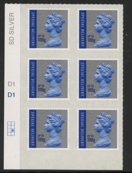 U3051 100g Sp. Delivery cyld D1 x 3 M15L grid R3 C2 SBP plain backing paper. DLR U/M (MNH) U3051 100g Sp. Delivery cyld D1 x 3 M15L grid R3 C2 SBP plain backing paper. DLR U/M (MNH)