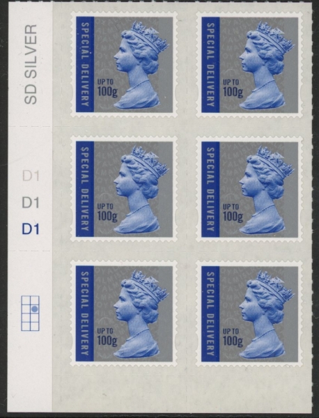 U3051 100g Sp. Delivery cyld D1 x 3 M15L grid R2 C2 SBP plain backing paper. DLR U/M (MNH) U3051 100g Sp. Delivery cyld D1 x 3 M15L grid R2 C2 SBP plain backing paper. DLR U/M (MNH)