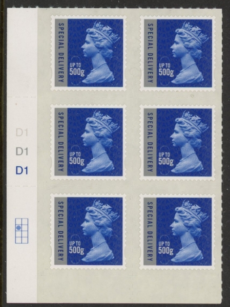 U3052 500g Sp. Delivery cyld D1 x 3 MA10 grid R2 C1 DLR U/M (MNH) U3052 500g Sp. Delivery cyld D1 x 3 MA10 grid R2 C1 DLR U/M (MNH)