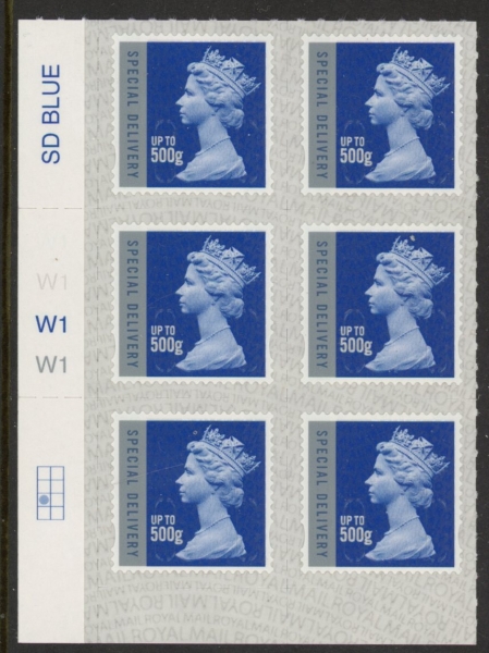 U3052 500g Sp. Delivery M18L grid R3 C1 SBP s/L Walsall U/M (MNH) U3052 500g Sp. Delivery M18L grid R3 C1 SBP s/L Walsall U/M (MNH)