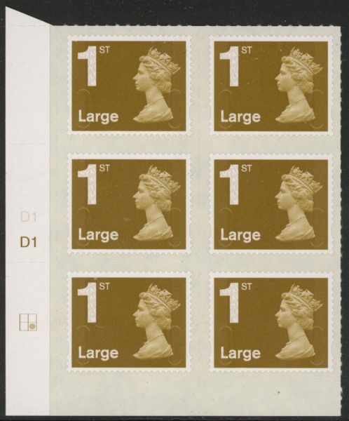 U2978 1st Large. gold (no date code) cyld. D1 grid position R2 C2 DLR U/M (MNH) U2978 1st Large. gold (no date code) cyld. D1 grid position R2 C2 DLR U/M (MNH)