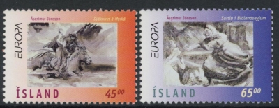 1997 Iceland SG.885-6 Europa Set of 2 values U/M (MNH) 1997 Iceland SG.885-6 Europa Set of 2 values U/M (MNH)