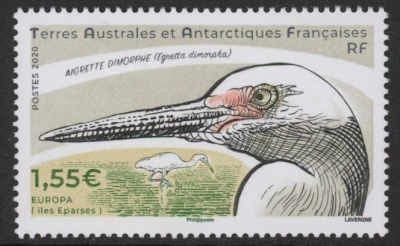 2020 French Antarctic SG.903 Birds-Egret U/M (MNH) 2020 French Antarctic SG.903 Birds-Egret U/M (MNH)