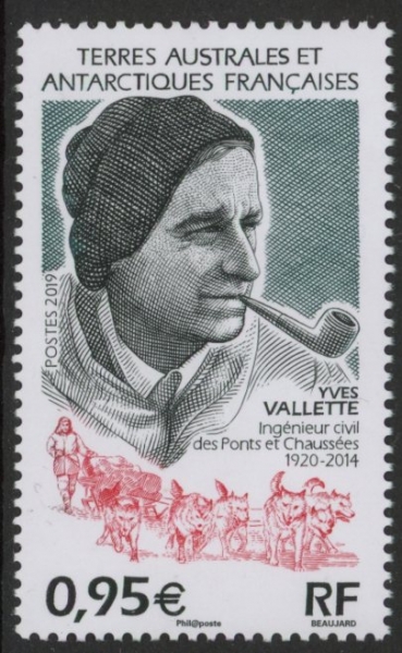 2019 French Antarctic SG.870 Yves Valette U/M (MNH) 2019 French Antarctic SG.870 Yves Valette U/M (MNH)