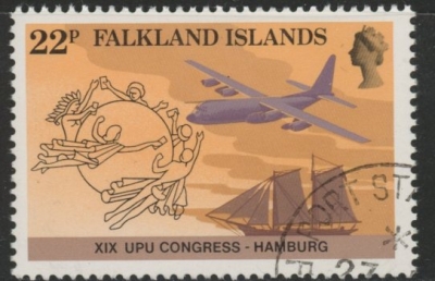 1984 Falkland Islands. SG.488 U.P.U. used (CTO) 1984 Falkland Islands. SG.488 U.P.U. used (CTO)