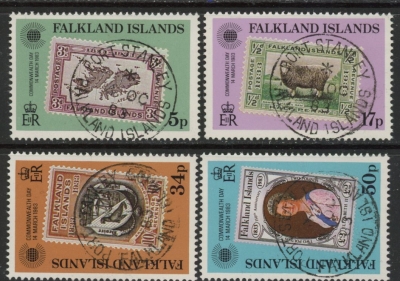 1983 Falkland Islands. SG.450-3 Commonwealth Day. set 4 values. used (CTO) 1983 Falkland Islands. SG.450-3 Commonwealth Day. set 4 values. used (CTO)