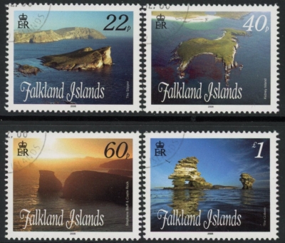 2008 Falkland Islands - SG.1112-5 Stacks & Buffs 1st series set 4 values. used (CTO) 2008 Falkland Islands - SG.1112-5 Stacks & Buffs 1st series set 4 values. used (CTO)