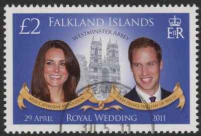 2011 Falkland Islands SG.1193 Royal Wedding 1 value. fine used. 2011 Falkland Islands SG.1193 Royal Wedding 1 value. fine used.