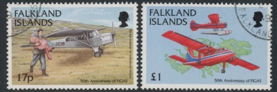 1998 Falkland Islands SG.823-4 50th Anniversay of Falkland Islands Government Air Service. set 2 values.fine used. 1998 Falkland Islands SG.823-4 50th Anniversay of Falkland Islands Government Air Service. set 2 values.fine used.