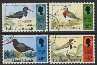 1994 Falkland Islands. SG.733-6 Shore Birds. Set 4 values Used 1994 Falkland Islands. SG.733-6 Shore Birds. Set 4 values Used