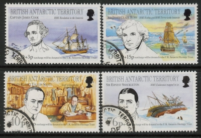 1994 British Antarctic. SG.246-9 Antarctic Heritage Fund. set 4 values Fine Used 1994 British Antarctic. SG.246-9 Antarctic Heritage Fund. set 4 values Fine Used