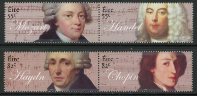 2009 Ireland SG.1971-4 Composers Set of 4 values U/M (MNH) 2009 Ireland SG.1971-4 Composers Set of 4 values U/M (MNH)