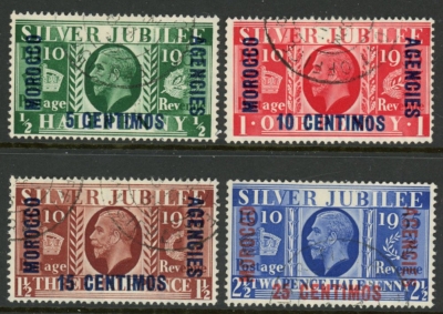 1935 Morocco Agencies SG,149-52 Set of 4 values Used 1935 Morocco Agencies SG,149-52 Set of 4 values Used