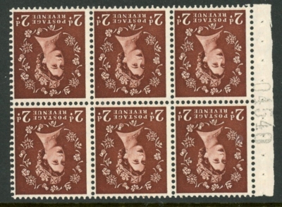 SB77a Edward Crown 6x2d red-brown. wmk. inverted perf I (good perfs). U/M (MNH) SB77a Edward Crown 6x2d red-brown. wmk. inverted perf I (good perfs). U/M (MNH)