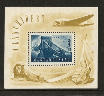 Hungary Chain Bridge MS1036b Hungary Chain Bridge MS1036b