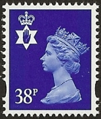 38p ultramarine SG. NI 83