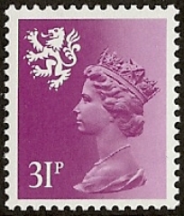 31p brt. purple Type I SG. S51