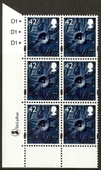 42p Daffodil SG.W102  cyld. DLR
