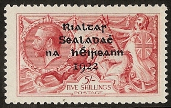 5/- rose red SG.45