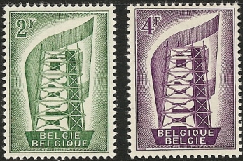 1956 Belgium Europa 1956 Belgium Europa