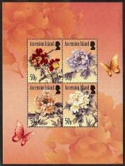 Ascension 2011 'Peonies' Mini Sheet