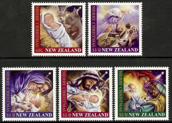 New Zealand 2011 Christmas set 5 values