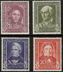 1949 West Germany SG.1039/42 1949 West Germany SG.1039/42