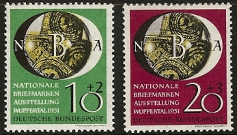 1951 West Germany SG.1067/8 1951 West Germany SG.1067/8