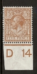 King George V 5d brown D14